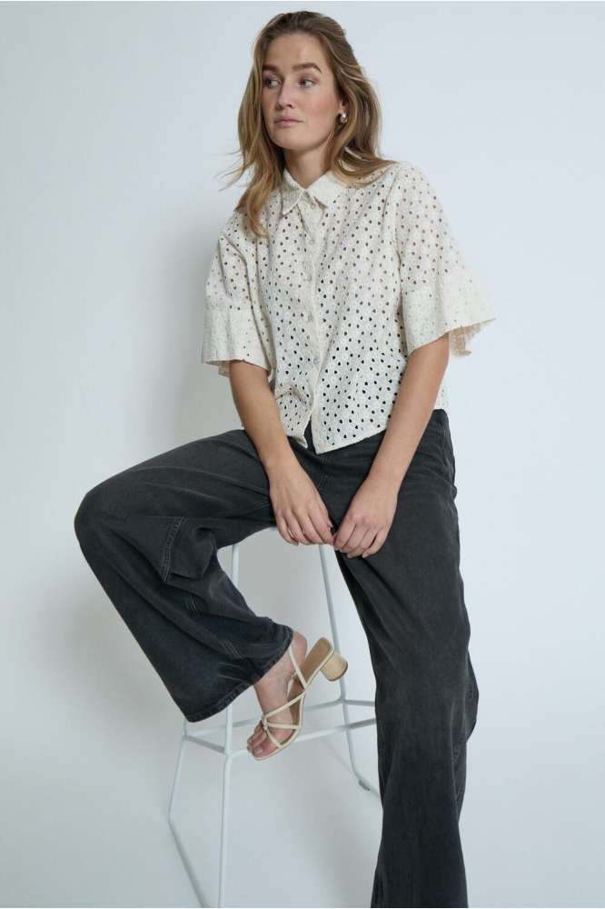 HAZE SHIRT PC8333 0011 GARDENIA